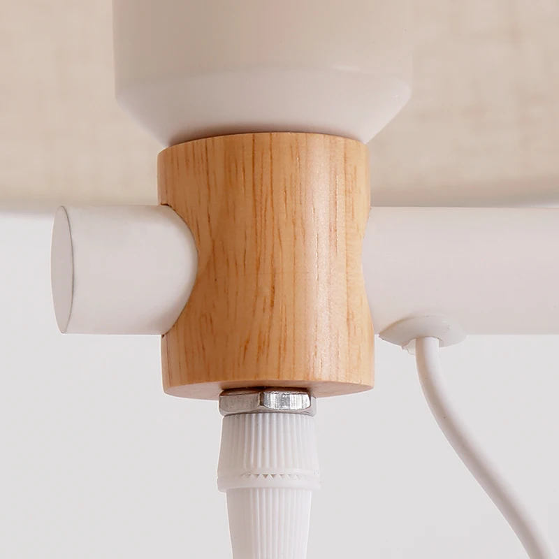 Японская стильная стойка напольная бра абажур из ткани современный