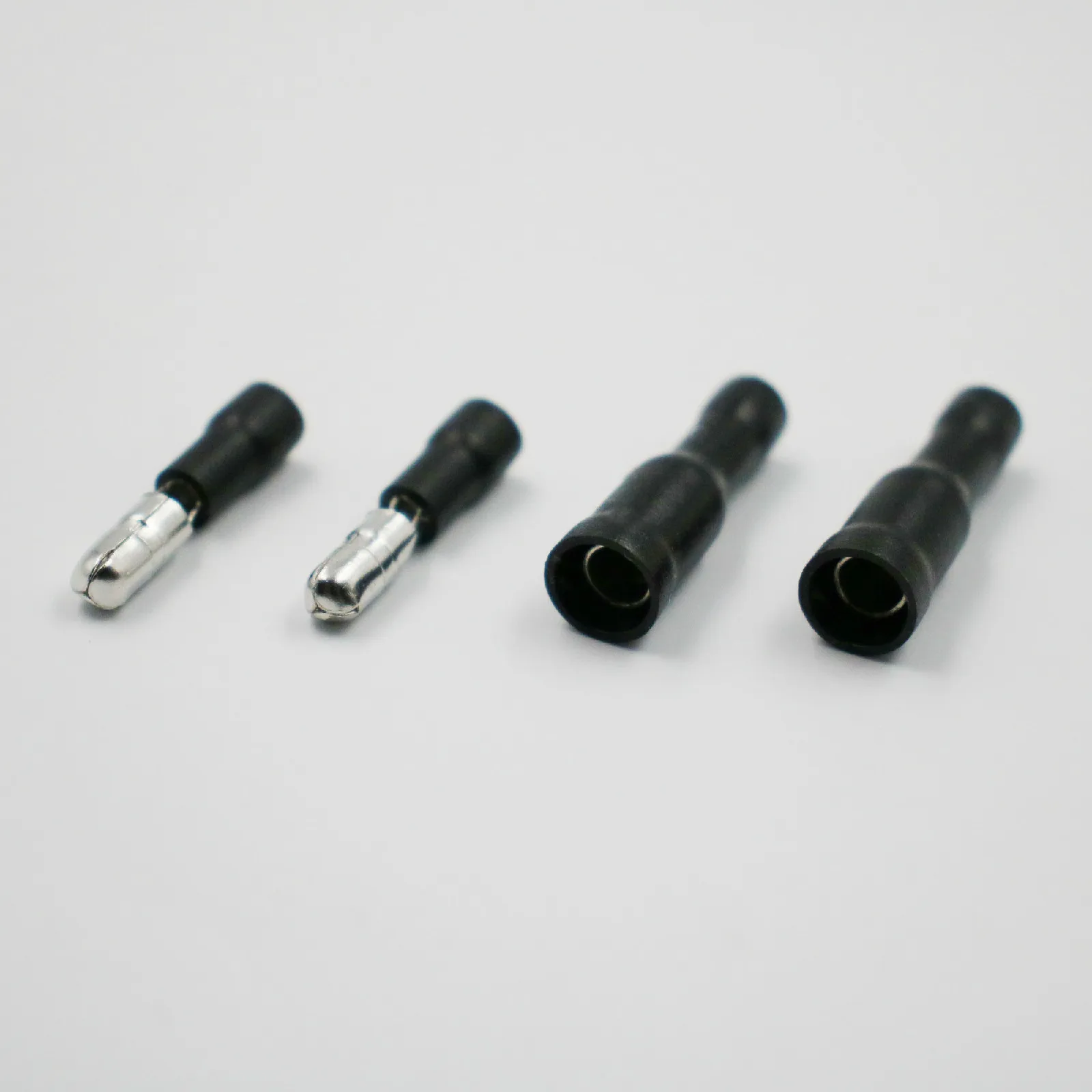 Горячая 50 шт. черный Мужской Женский Пуля разъем изоляционное соединение