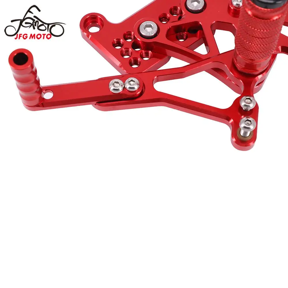 

Adjustment Adjustable Motorcycle Footrests Alloy Rear Footpeg Foot Rests For Triumph Speed Triple 1050 2005 2006 2007 2008 09 10