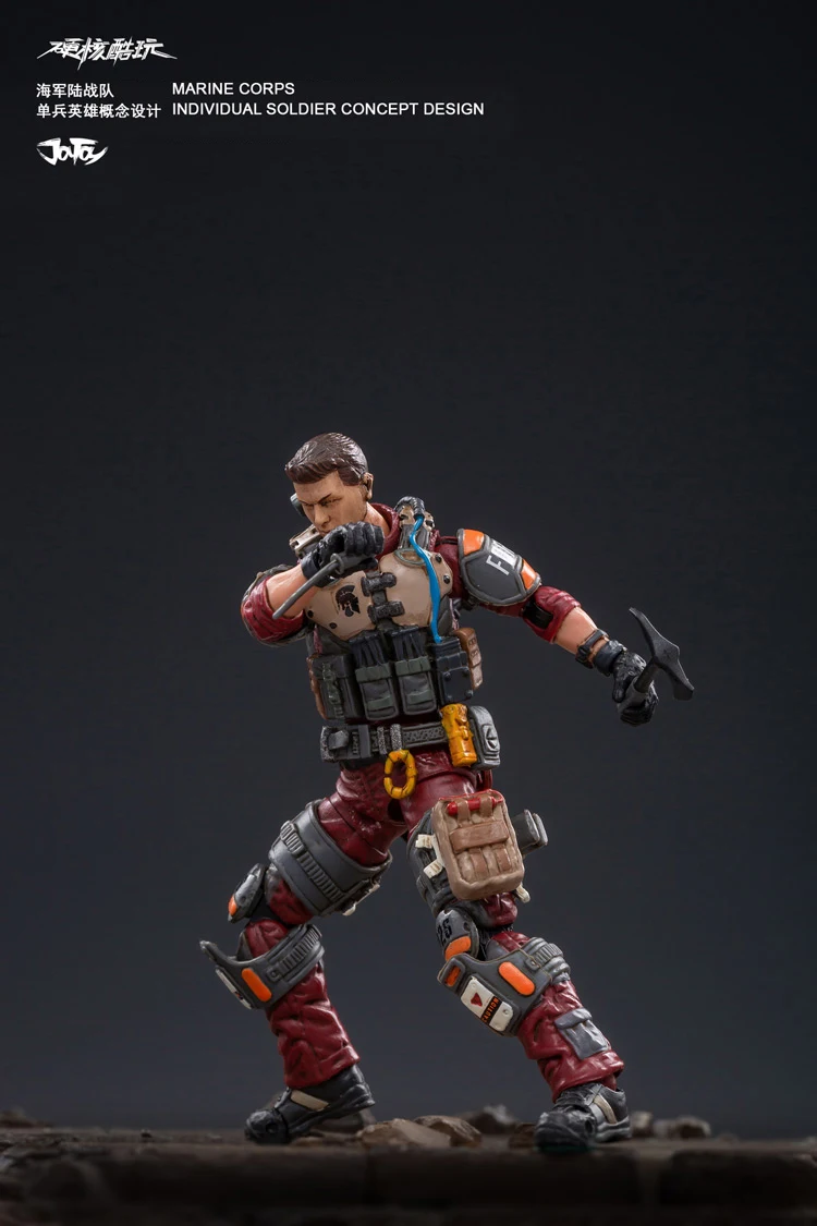 JOYTOY 1/18 фигурки 3 шт Морской корпус военный солдат фигурка модель игрушки коллекция игрушек