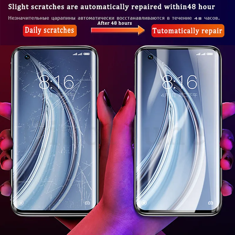 

Full Cover Hydrogel Film For Xiaomi Redmi Note 10 9S 8 9 Pro Max Screen Protector For Redmi Note 7 6 5 Pro Not Glass 3/2/1Pcs