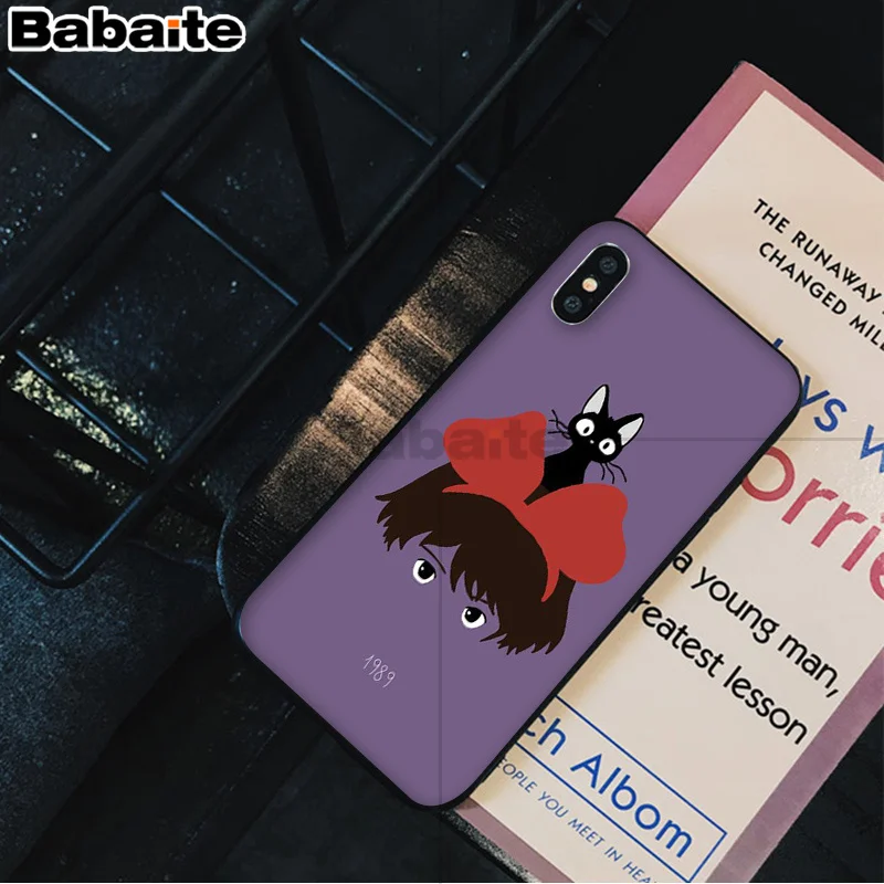 A14 Babaite Kikis служба доставки ТПУ черный чехол для телефона чехол для iPhone X XS MAX 6 6S 7 7plus 8 8Plus 5 5S XR - Цвет: A14