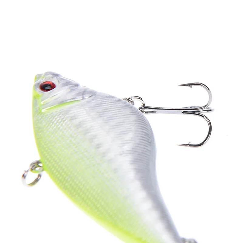 1PCS/lot Fishing Lure Minnow Hard Bait with 3 Hooks Tackle | Спорт и развлечения