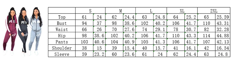 

Echoine Women Letter Print Sweatsuit Two Piece Set Track Jacket Legging Pants Set Active Tracksuit Set Fitness Sportwear Outfit