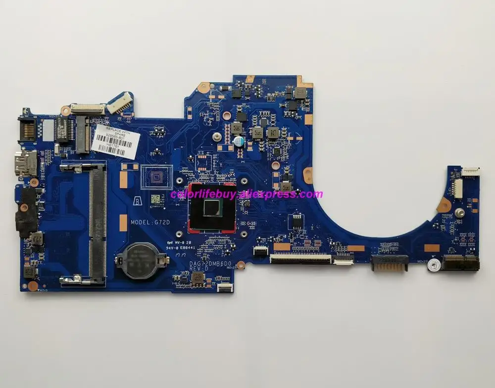 Оригинальная материнская плата 929565-601 929565-001 G72D DAG72DMB6D0 UMA w N3060 для ноутбука HP 14-bp001TU