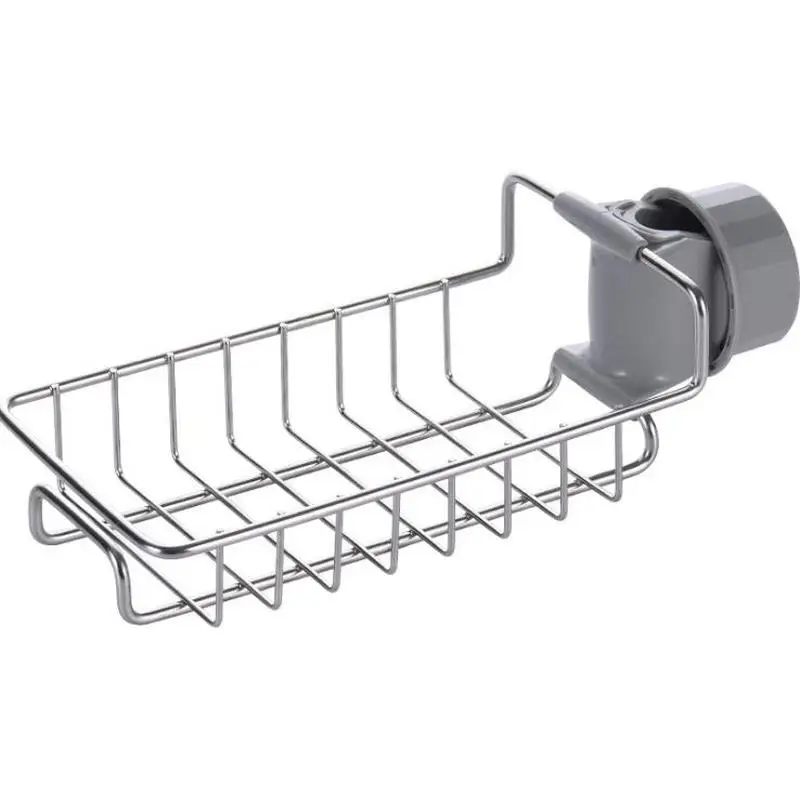 Кухонный регулируемый стеллаж для раковины Тряпичные полки хранения ванной