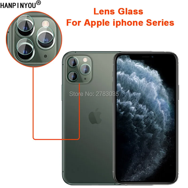 Для Apple iPhone 13 12 11 Pro Max Mini XS XR 6S 7 8 Plus SE тонкая задняя защитная крышка для объектива