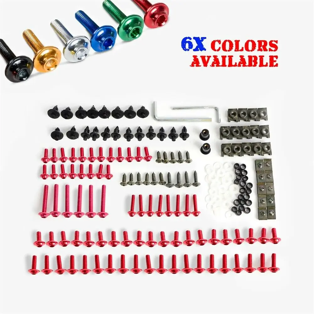 

198 шт., комплект винтовых гаек для мотоцикла