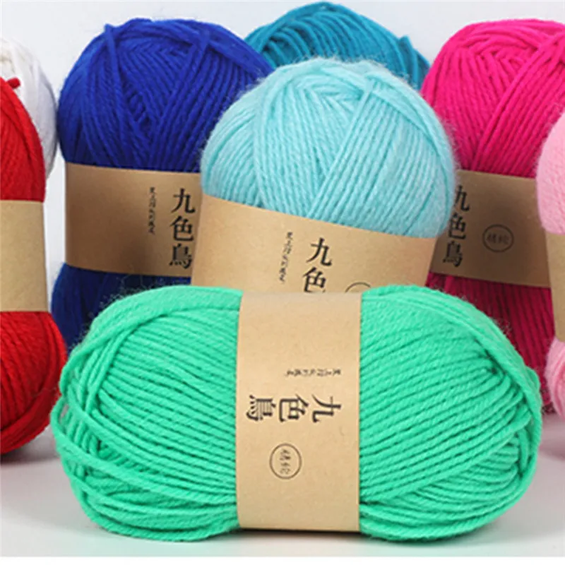 Акриловые линии вязания крючком Diy средней толщины подушка кукла крюк обувь