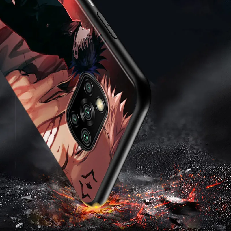 

Jujitsu Kaisen Animation For Xiaomi Poco X3 NFC M2 X2 F2 C3 M3 F1 Pro Mi Play Mix 3 A3 CC9E A2 A1 6 5 Lite Phone Case