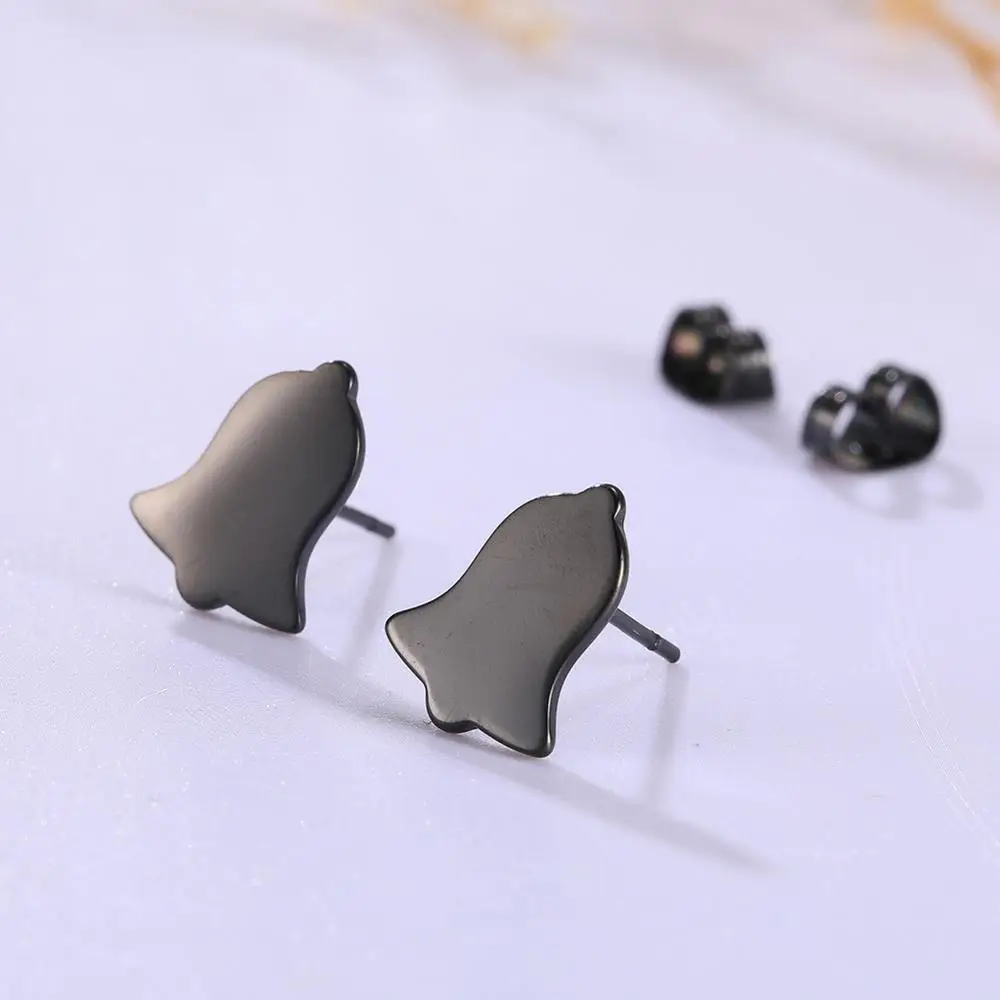 LIKGREAT Fashion Stainless Steel Stud Earrings Set Women Face Mask Cat Paw Musical Evil Eye Bike Bell Letter Ear Jewelry Gift | Украшения и