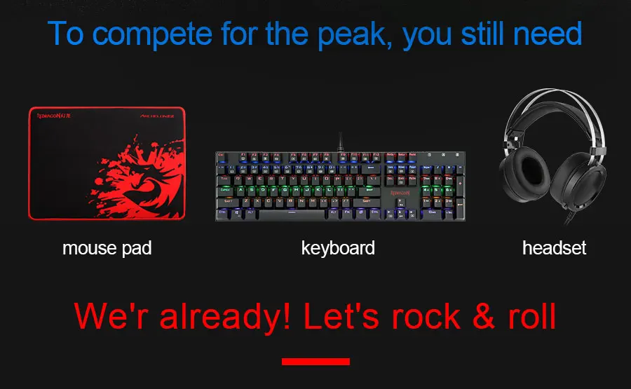 Redragon nothesaur M606 USB Проводная игровая компьютерная мышь 3200 dpi 6 кнопок 7 цветов с подсветкой рефлон колодки Эргономичный для PC Gamer