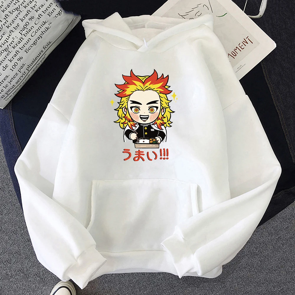

Demon Slayer Hoody Rengoku Kyojuro Female Graphic Sweatshirts Women Men Fall Winter Hoodies Unisex Casual Japan Anime Pullovers