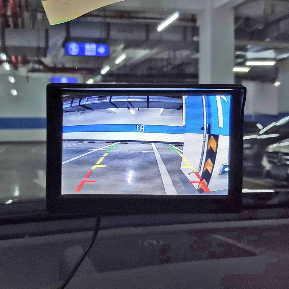 DIYKIT Wireless Car Van Truck Parking IR Night Vision Reversing Camera + 5 Inch Monitor Rear View Security System | Автомобили и