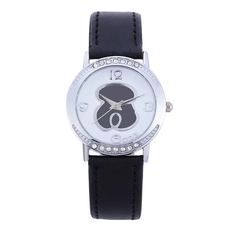 

Relogio 2021 New Luxury Brand Bear Women Watches Fashion Ladies Leather Strap Quartz Watches Lady Casual Clock Gift Reloj Mujer
