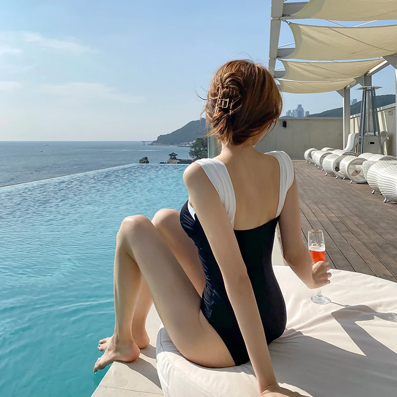 Новинка 2021 женский слитный купальник на широких бретелях сексуальный Монокини с