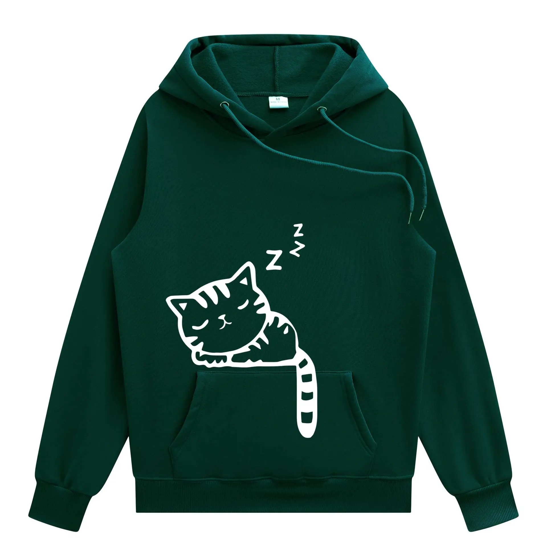

couple clothes hoodie Sleeping cat fashion hoodie men anime hoodies haikyuu Polyester Casual