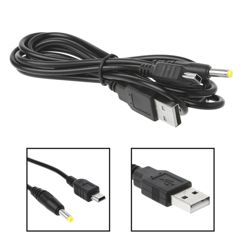 

2 в 1 USB кабель для передачи данных и зарядки шнур для зарядки для Оборудование для PSP 2000 3000 игровые аксессуары