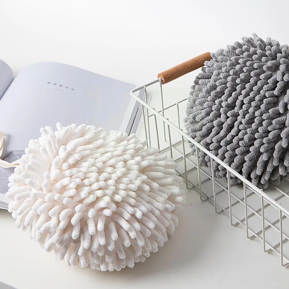 

Быстросохнущие сферические полотенца, кухонные подвесные быстросохнущие ткани, новая ткань для чистки ванной комнаты, шенилловые аксессуа...