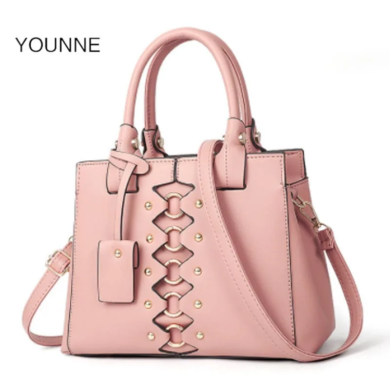 

Younne Hand Bags Women 2021 Luxury Designer Bag High Quality Sweet Lady Messenger One-shoulder Handbag High Capacity Eather Bag