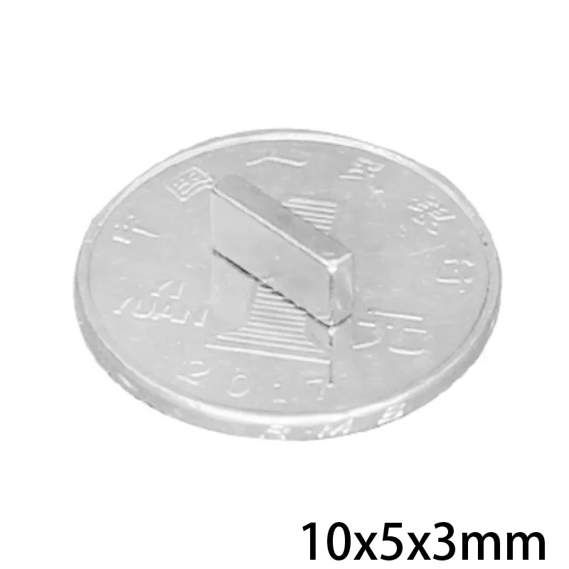 100 ~ 1000 шт. 10x5x3 мм кубовидный Блок N35 Магниты 10 x 5 неодимовый магнит Постоянный NdFeB