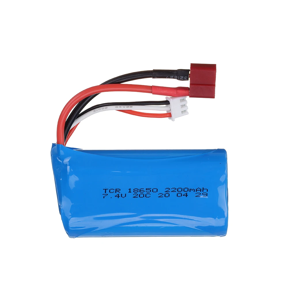 HSYK 2 шт. 7 4 В 2200 мАч оптом 18650 Lipo Batery 2S Вертолет с дистанционным управлением