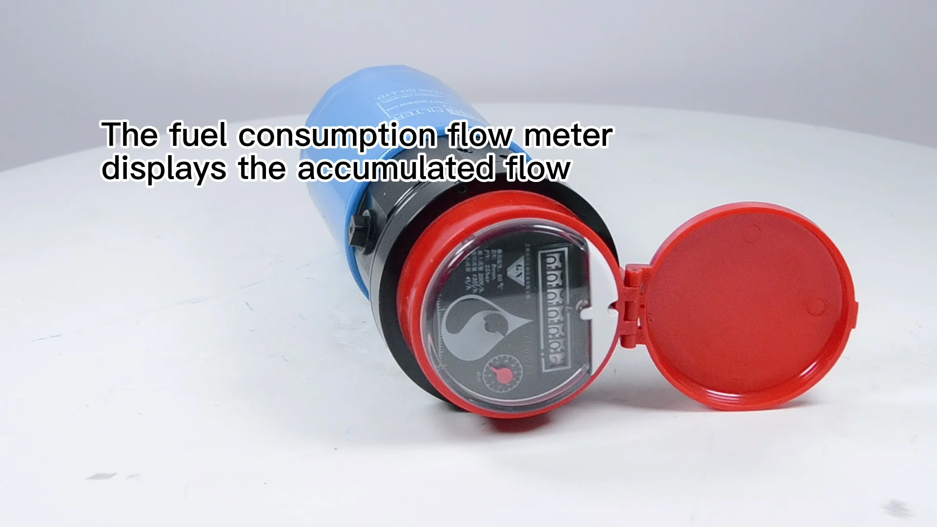 

Boat engine local display diesel oil fuel consumption flow meter