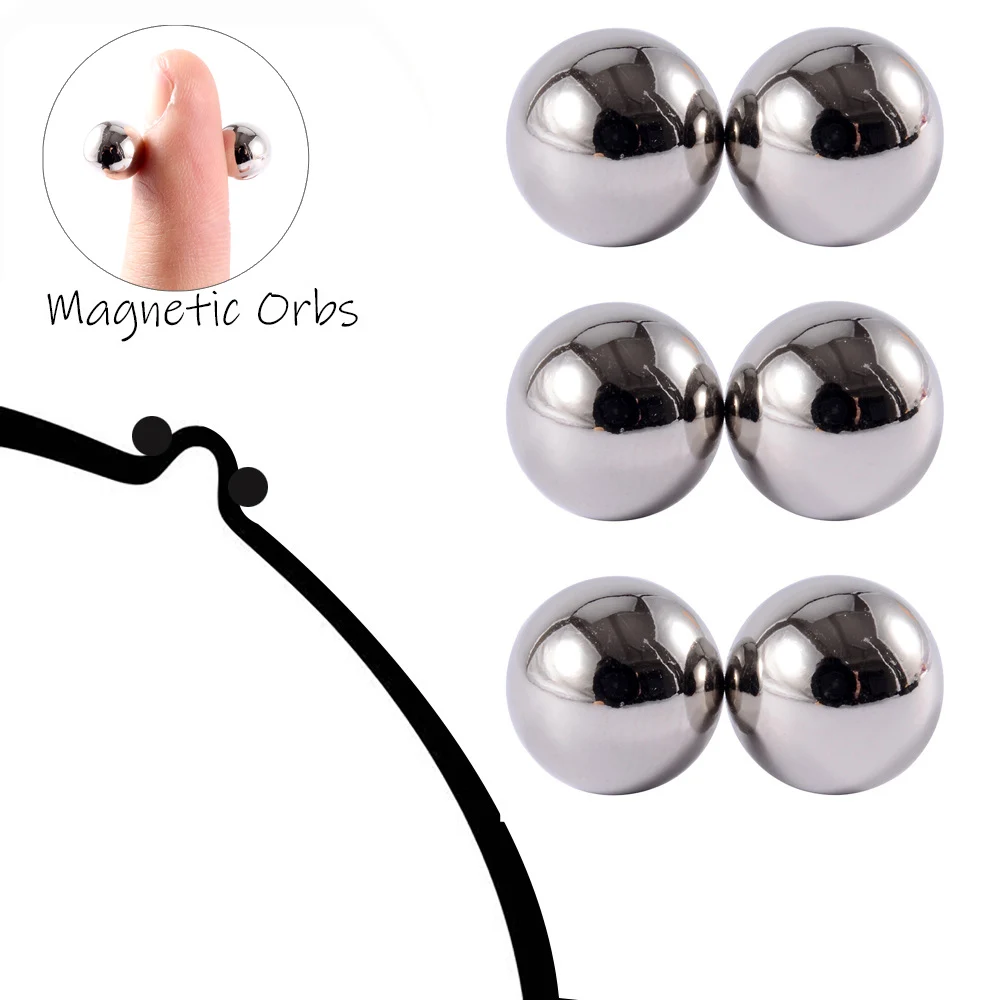 

2Pcs Non Piercing Magnetic Nipple Orb Nipple Ring False Breast Nail Sexy Jewelry