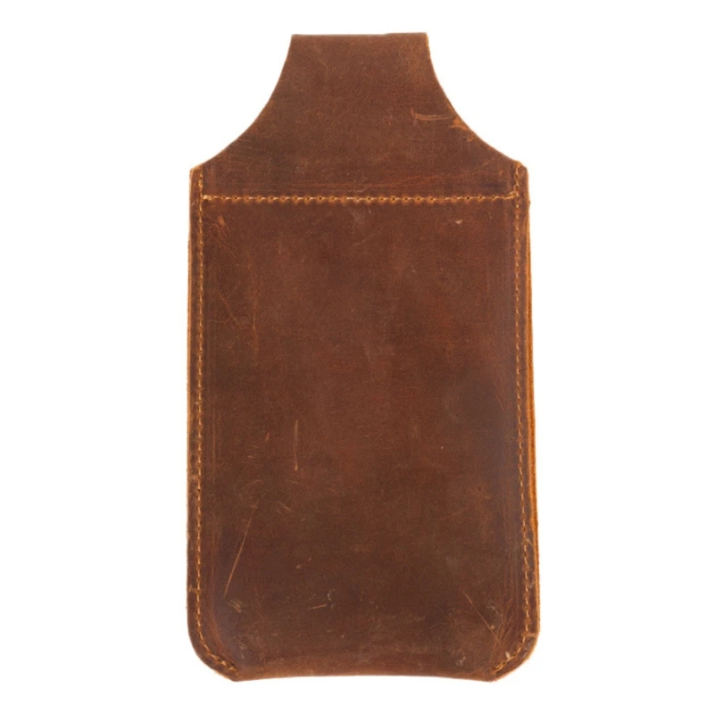 

2021 New Crazy Horse Leather Mobile Phone Waist Bag Outdoor Camping Hunting Phone Bag