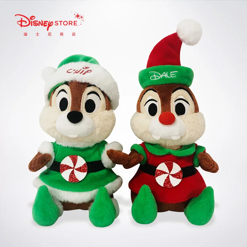 Оригинальный мультфильм Disney чип и Дейл Рождественская серия кукла милая мягкая