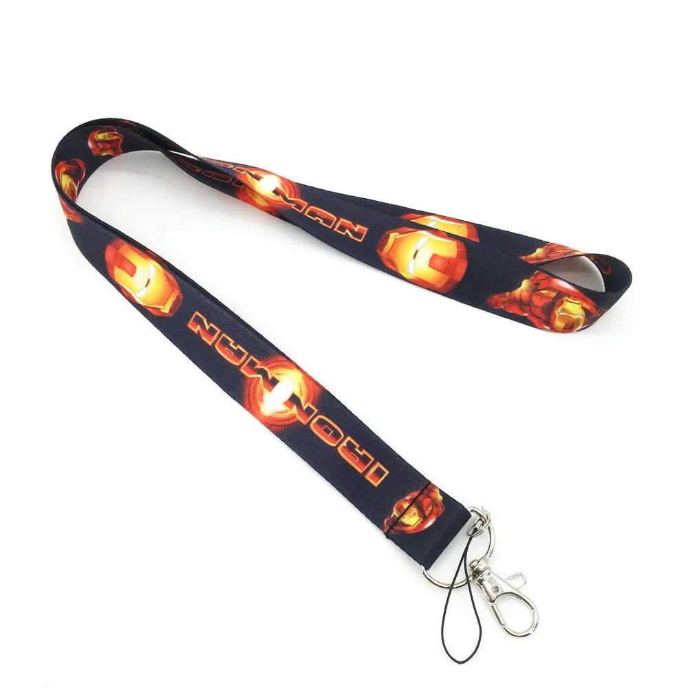 10 шт/20 шт/30 шт/50 шт Marvel Comic Hero Lanyard телефон ID брелки кошелек цепь подарок коллекция