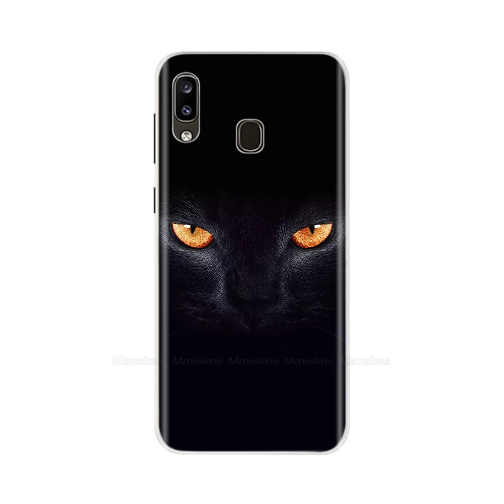 Cute Silicone Case For Samsung Galaxy A10 A20 A30 A40 A50 Cover Cases For Samsung A 10 20 30 40 50 Phone Case Soft TPU Shell