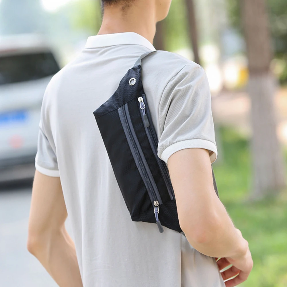 

Fashion Men's Sports Waist Packs Waterproof Running Bag Outdoor Belt Bag Riding Mobile Phone Fanny Pack Gym Belt Cycling Bags