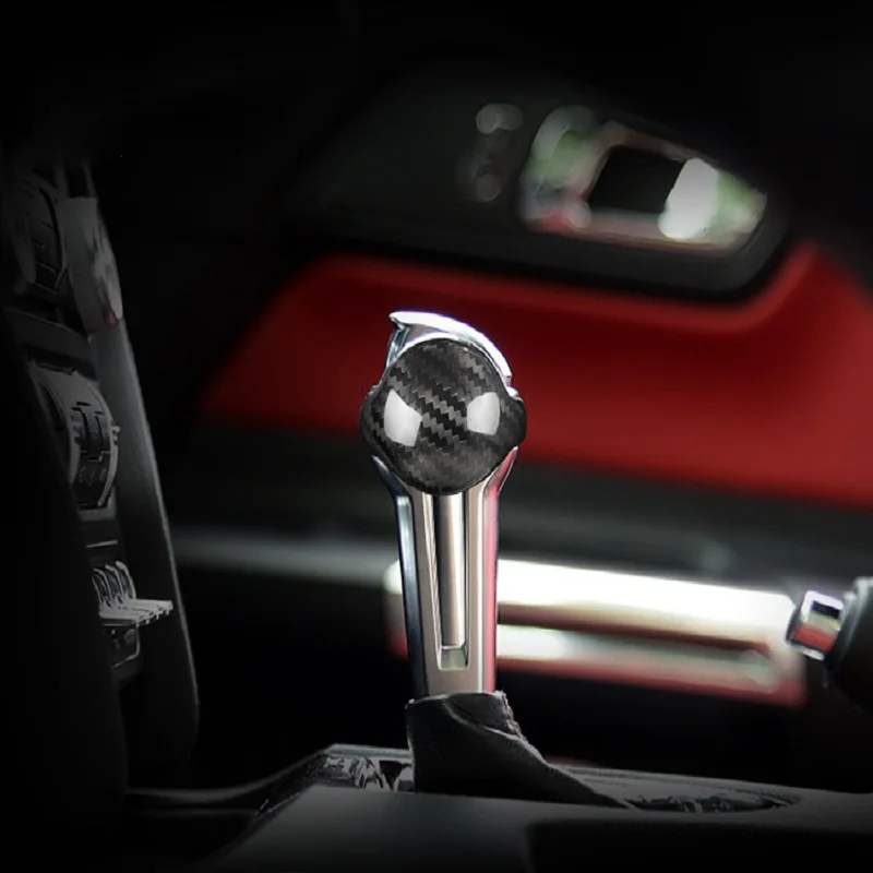 

Скорость движения воздуха для Ford Mustang из углеродного волокна Стикеры Ford Mustang аксессуары 2015 2016 2017 2018 2019 интерьер чехол для рычага переключени...