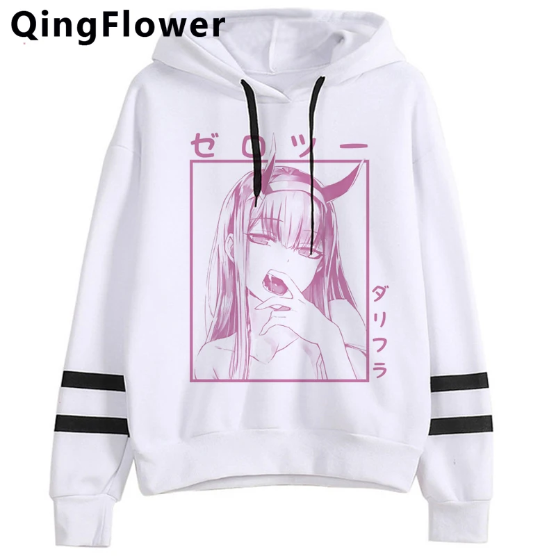 

Толстовка мужская зимняя в стиле японского аниме «Zero Two»