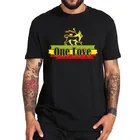 Футболка Rastas Lion One Love Мужская, мягкая Базовая рубашка с религиозным движением, европейский размер