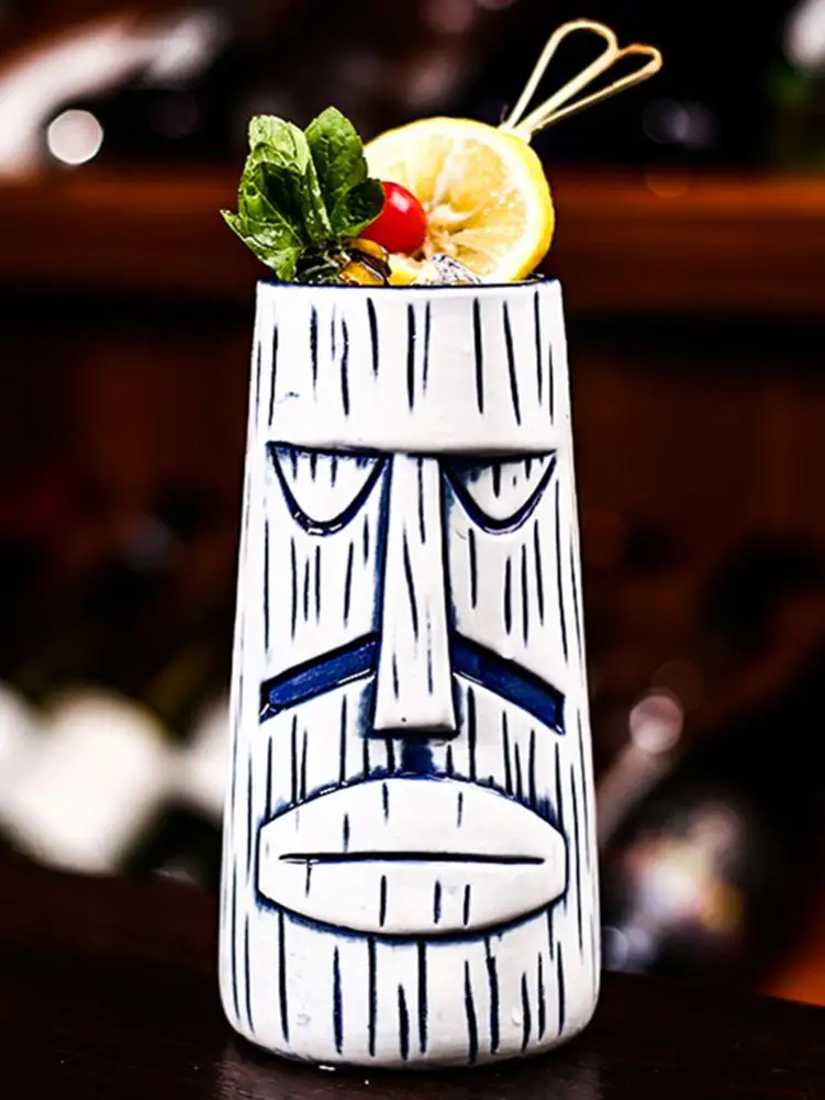 Стильная креативная Гавайская чашка Tiki Коктейльная стеклянная пивная кружка