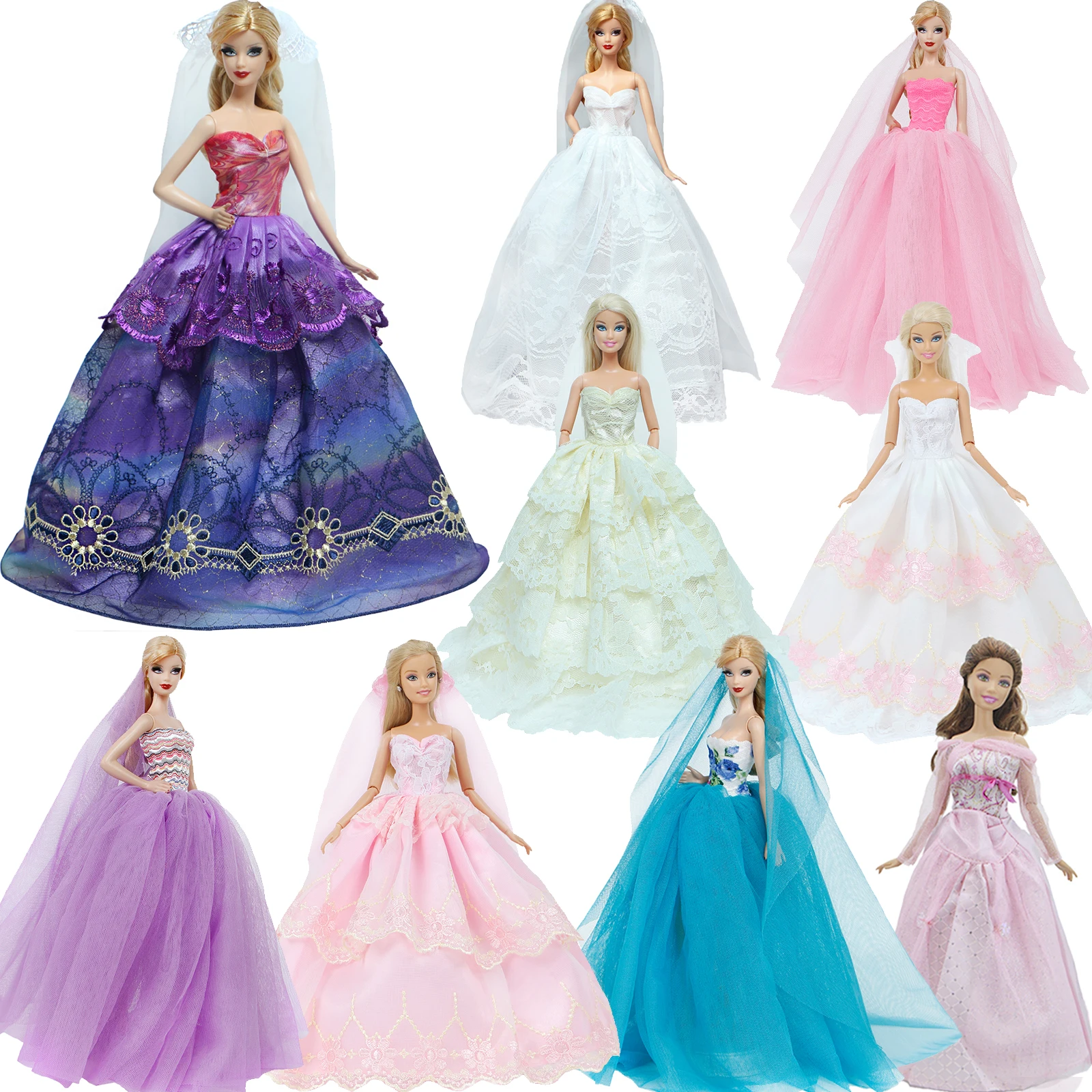 1x бальное платье в стиле принцесс элегантный Слои юбка вечерние одежда с вуалью