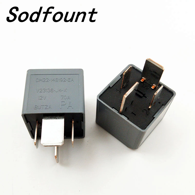 Автомобильное реле высокой мощности 14B192 EA 12 в 70 А 4 контакта|Реле| |