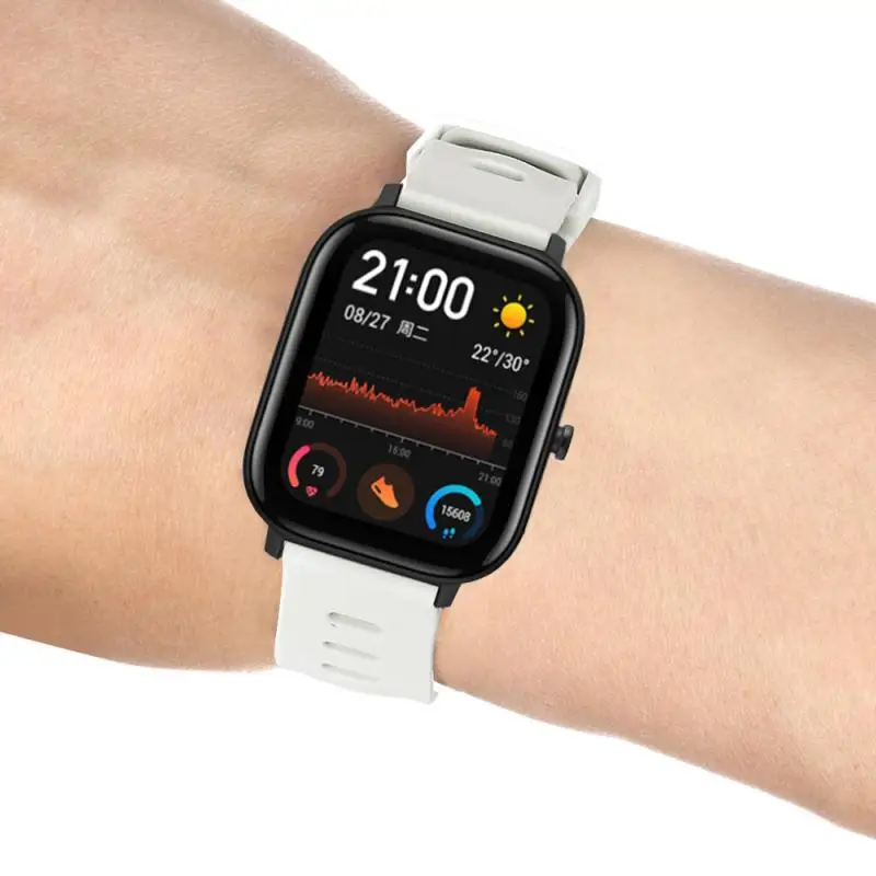 Силиконовый ремешок для часов Huami Amazfit GTS 20 мм умных спортивный сменный Браслет