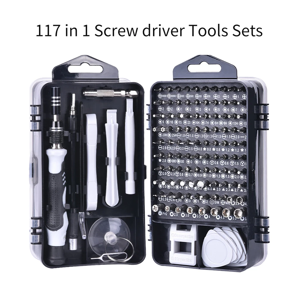 

117 In 1 Tablet Computer Electronic Devices Precision Screwdriver Set Portable Repair Tool For Mobile Phone Professional
