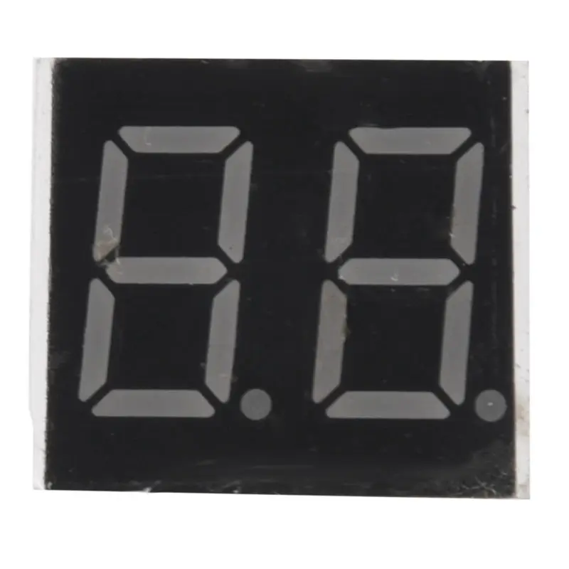 0 36 дюймов 2 общих катода красный светодиодный дисплей цифровая трубка 15 мм * 14 7 20