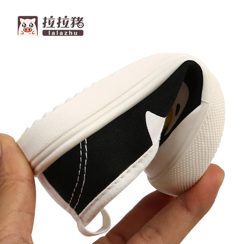 Детская Тканевая обувь для мальчиков и девочек с низким вырезом эластичным