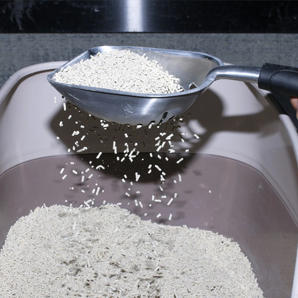 Лопатка для кошачьего туалета из алюминиевого сплава с антипригарным покрытием