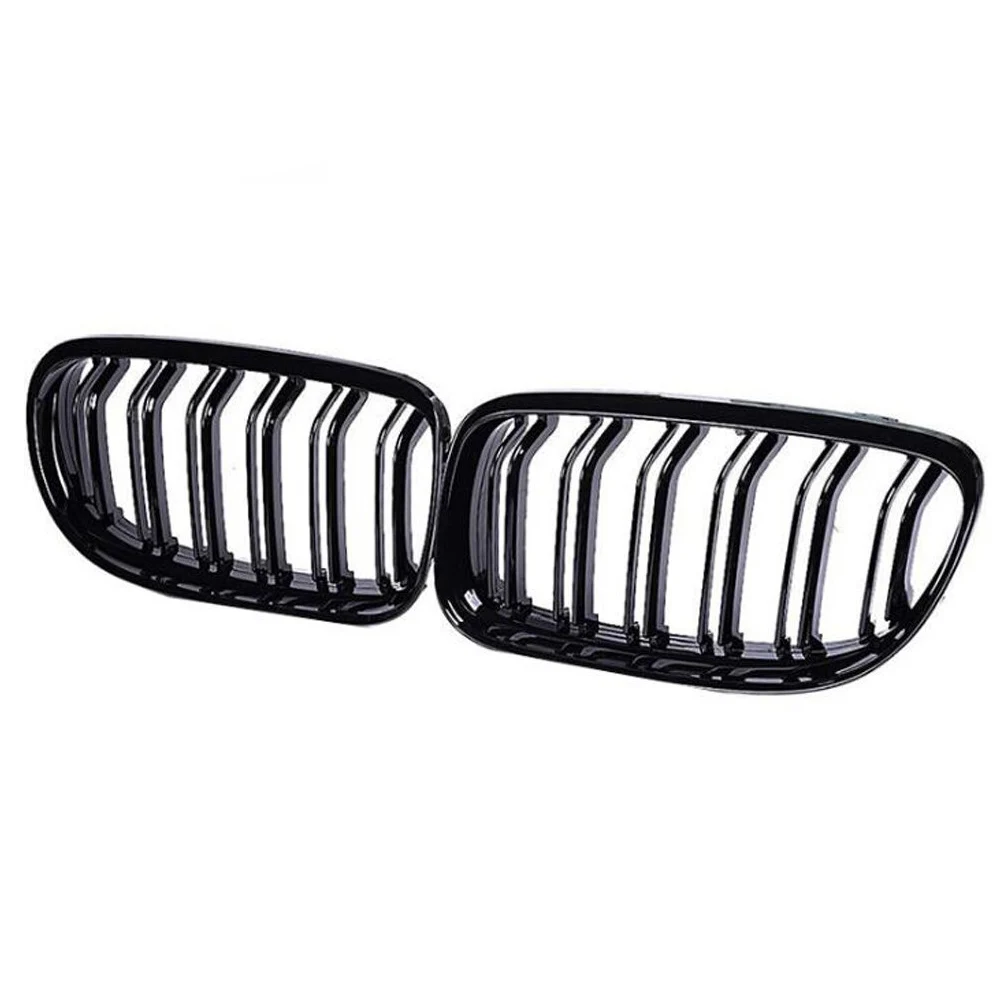 

Car Front Hood Kidney Grille 2pcs Grill Vehicle Black Bumper Grilles for BMW E90 E91 325i 2009-2012 Replacement Accessory