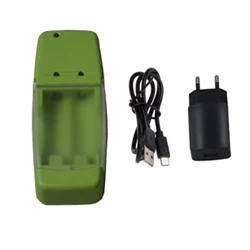 USB cable EU plug 2 слота USB smart aa aaa зарядное устройство Щелочная аккумуляторная батарея aa aaa зарядное устройство с светодиодный дисплей - Цвет: USB cable EU plug