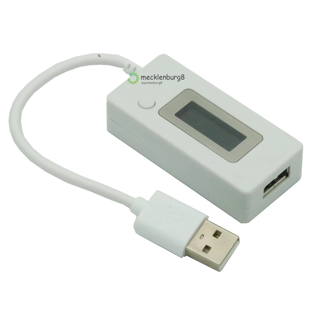 ЖК дисплей USB Вольтметр Амперметр мобильное зарядное устройство измеритель