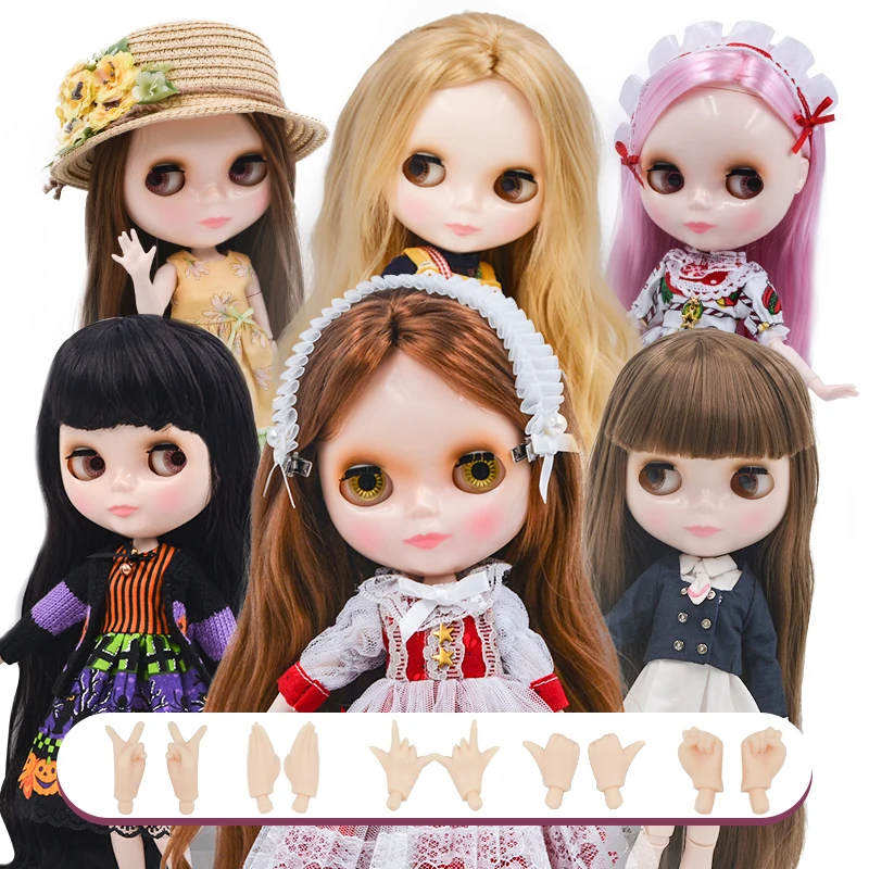 

Кукла Neo Blyth NBL, экшн-фигурка из аниме, блестящее лицо, шарнирная кукла 1/6 Ob24, детские игрушки