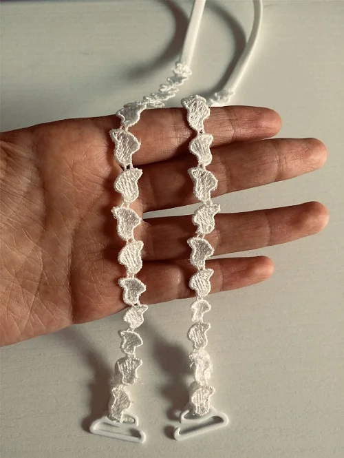 Небольшие цветочные кружевные ремни для бюстгальтера регулируемые женские