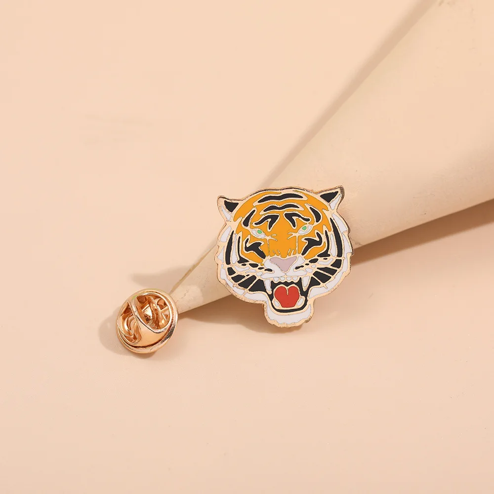 Тигровый китайский стиль животное из мультфильма популярная эмалированная